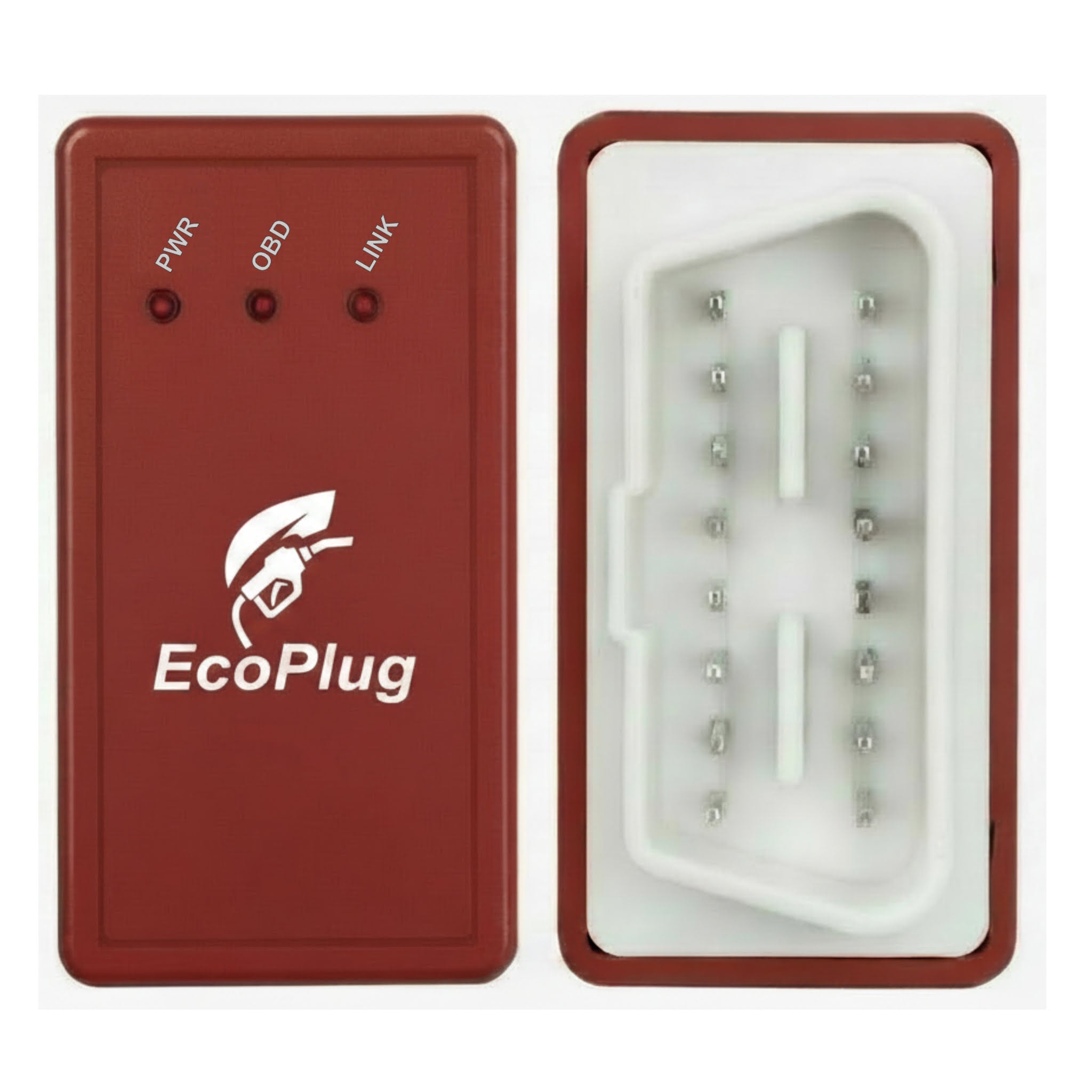 EcoPlug im OBD2-Anschluss eingesteckt – einfache Installation ohne App oder Konfiguration